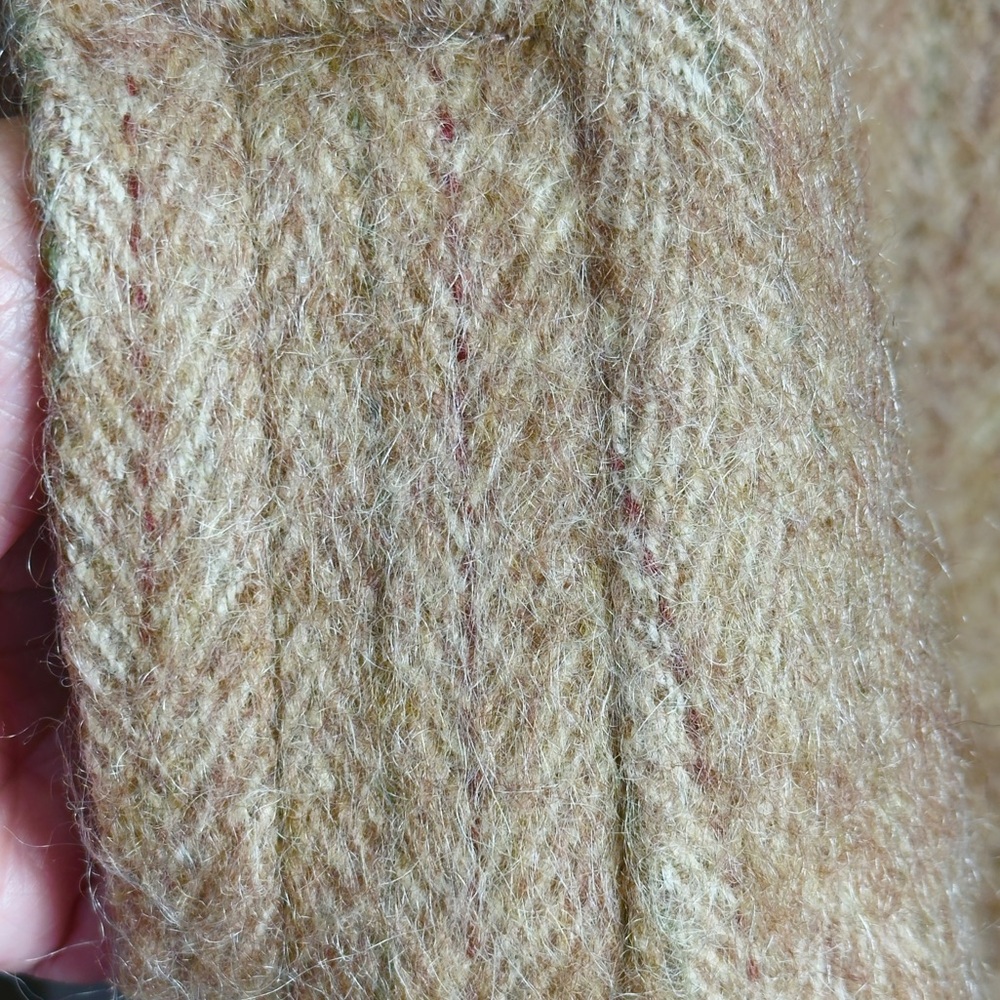 Vintage Mayfair of California Mohair Wool Tan Coat - Picture 11 of 13